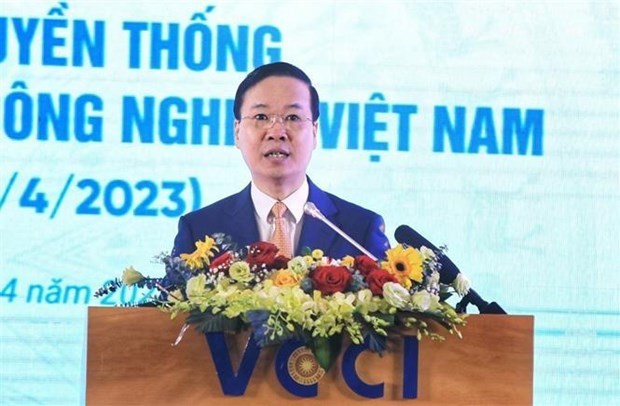 Le president felicite la VCCI pour ses contributions au developpement national hinh anh 1