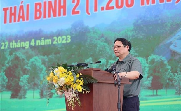Le Premier ministre a la ceremonie d’inauguration de la centrale thermique Thai Binh 2 hinh anh 1