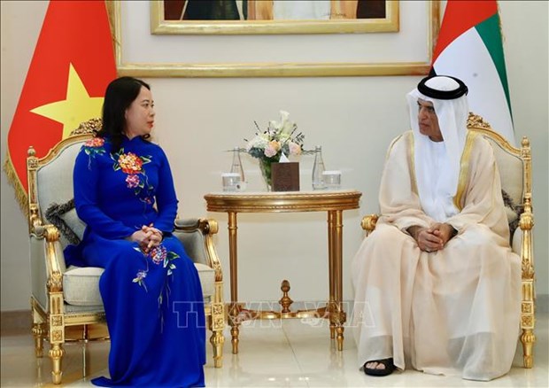 Activites de la vice-presidente Vo Thi Anh Xuan aux Emirats arabes unis hinh anh 1