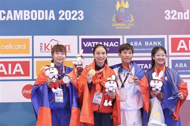 SEA Games 32: le Vietnam remporte cinq medailles d'or samedi hinh anh 4