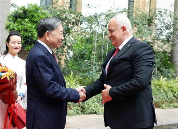 Le Vietnam et la Palestine promeuvent leur cooperation dans la lutte contre la criminalite hinh anh 1