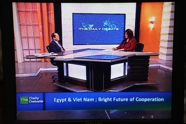 La chaine egyptienne Nile TV presente 60 ans de relations Vietnam-Egypte hinh anh 1