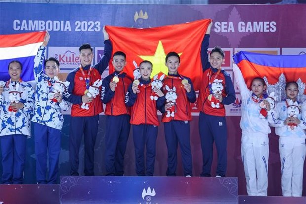 SEA Games 32 : le Vietnam atteint 90 medailles d'or le 14 mai hinh anh 1
