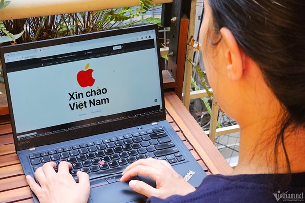 La premiere boutique en ligne d’Apple au Vietnam ouvre ses portes hinh anh 1