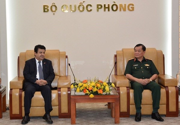 Un vice-ministre de la Defense recoit l'ambassadeur du Chili au Vietnam hinh anh 2