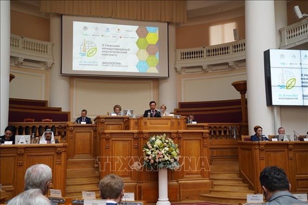 Le Vietnam participe au 10e Congres ecologique international Nevsky en Russie hinh anh 1