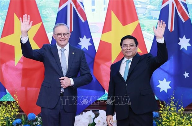 Le PM australien termine avec succes sa visite officielle au Vietnam hinh anh 1