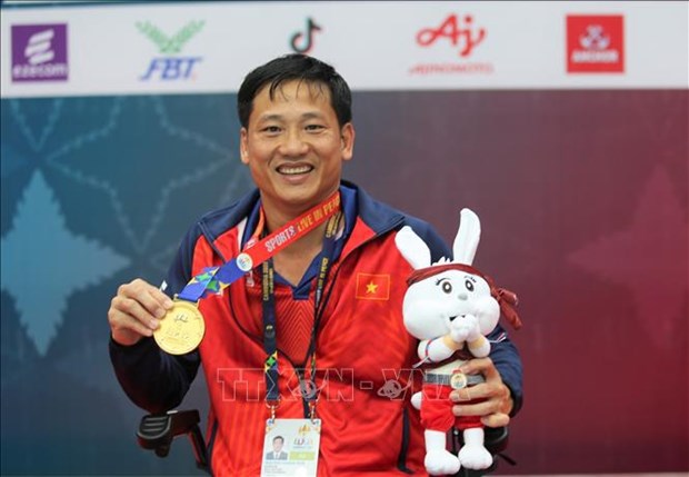 ASEAN Para Games 12: De nouvelles medailles d’or pour le Vietnam en natation et en athletisme hinh anh 1
