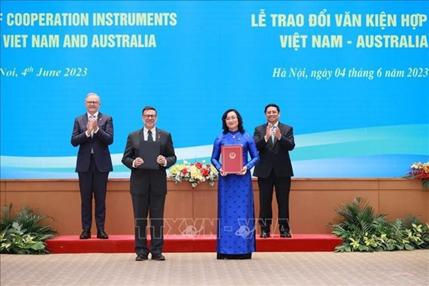 Le PM australien termine avec succes sa visite officielle au Vietnam hinh anh 3