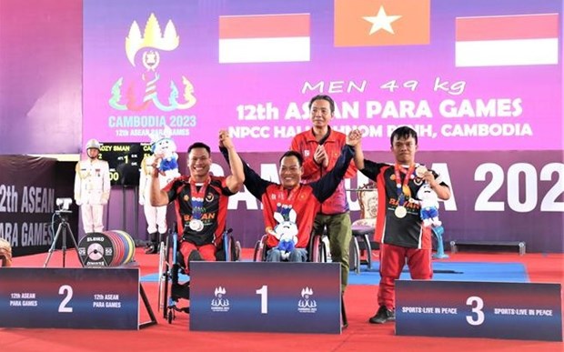 ASEAN Para Games 12 : le Vietnam se classe deuxieme apres la premiere journee de competition hinh anh 2