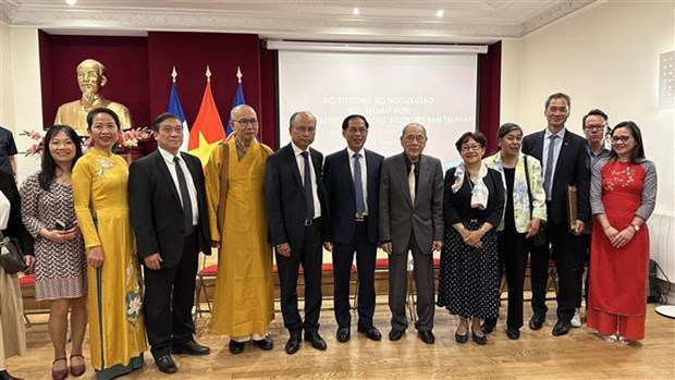 Le ministre des AE salue les contributions de la communaute vietnamienne en France hinh anh 1