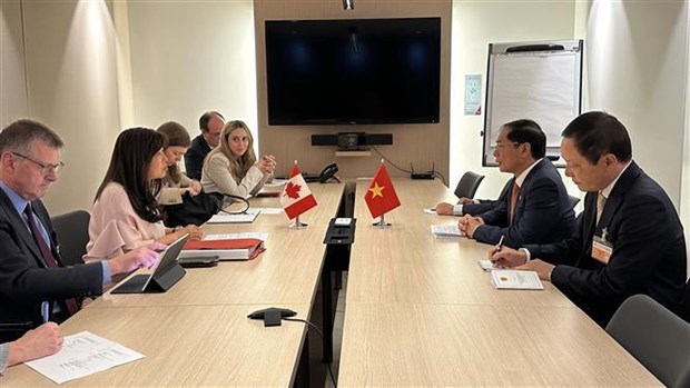 Le ministre vietnamien des AE rencontre des responsables du Bresil, de la France, de la CE et du Canada a Paris hinh anh 4