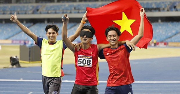 ASEAN Para Games 12 : le Vietnam parmi les trois premiers au classement des medailles hinh anh 2