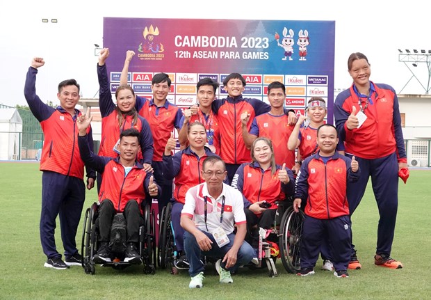 Le Vietnam classe a la 3e place aux ASEAN Para Games 12 hinh anh 1