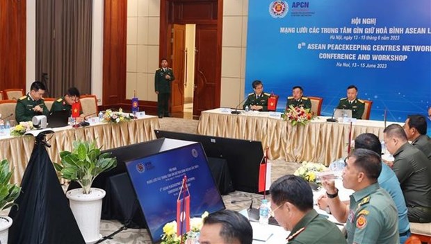 Ouverture de la 8e conference du reseau des centres de maintien de la paix de l'ASEAN au Vietnam hinh anh 1