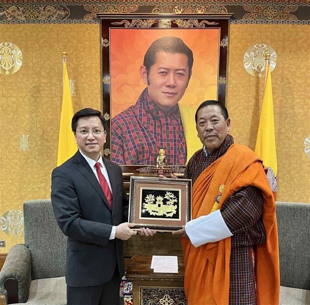 Le Bhoutan souhaite renforcer sa cooperation avec le Vietnam dans de nombreux domaines hinh anh 1