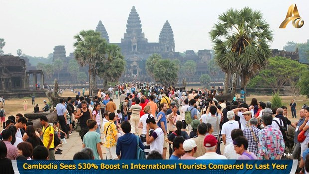Le Cambodge accueille 2,1 millions de visiteurs etrangers au cours des cinq premiers mois hinh anh 1