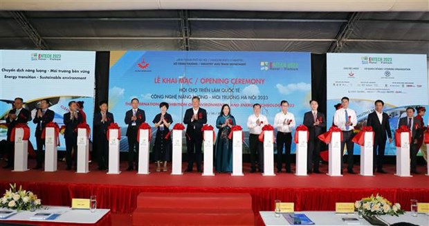 Entech Hanoi 2023 s'ouvre avec la participation de plus de 100 entreprises etrangeres hinh anh 1