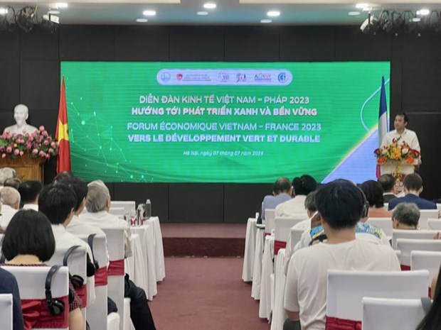 Le Forume economique Vietnam – France 2023 vers le developpement vert et durable hinh anh 1