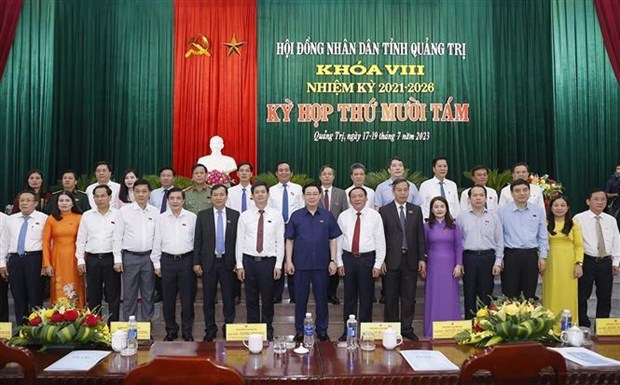 Le president de l’AN salue les realisations economiques obtenues par la province de Quang Tri hinh anh 1