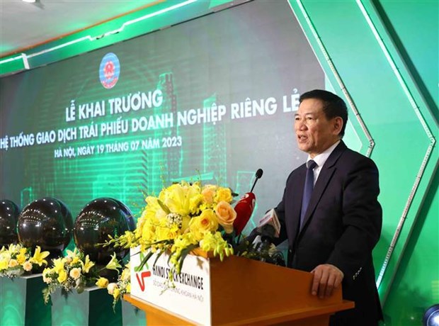 Un systeme distinct de negociation d’obligations d’entreprises est lance a Hanoi hinh anh 2