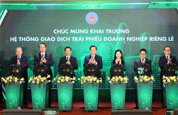 Un systeme distinct de negociation d’obligations d’entreprises est lance a Hanoi hinh anh 1