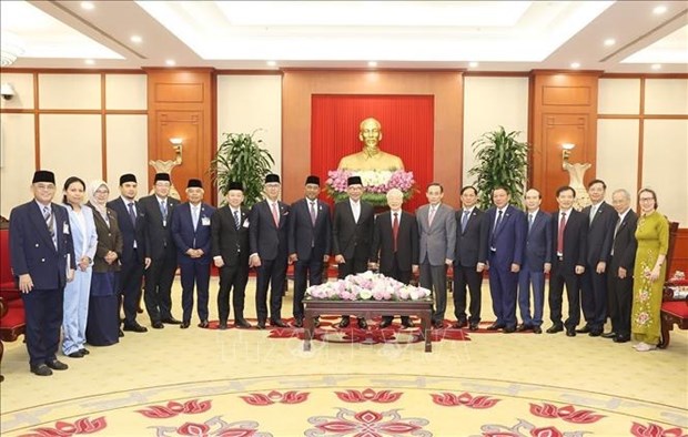 Le leader du Parti souligne une grande marge pour la cooperation Vietnam-Malaisie hinh anh 1