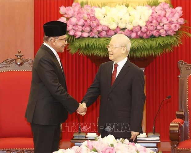 Le leader du Parti souligne une grande marge pour la cooperation Vietnam-Malaisie hinh anh 2