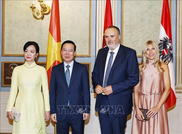 Le president Vo Van Thuong rencontre le gouverneur de la region autrichienne du Burgenland hinh anh 2