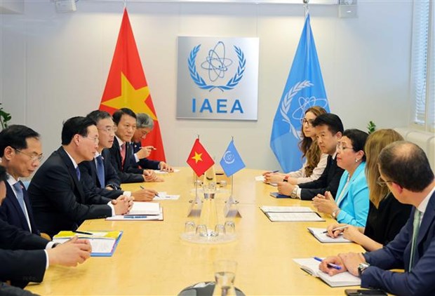 Le chef de l’Etat rencontre la directrice generale par interim de l’AIEA hinh anh 2