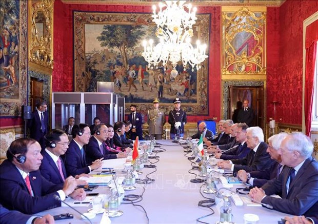 La visite du president vietnamien Vo Van Thuong resserre les relations bilaterales, selon des medias italiens hinh anh 2