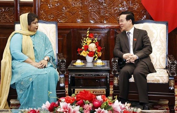 Le president suggere au Vietnam et au Bangladesh de stimuler leur cooperation multisectorielle hinh anh 2