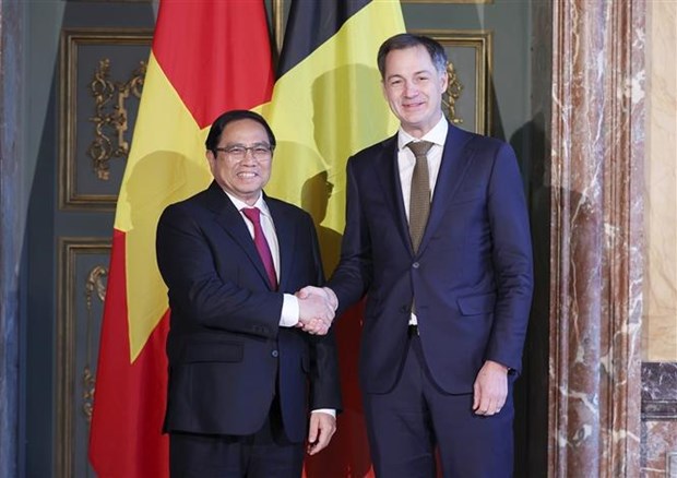 La presidente du Senat de Belgique au Vietnam pour approfondir les liens hinh anh 1