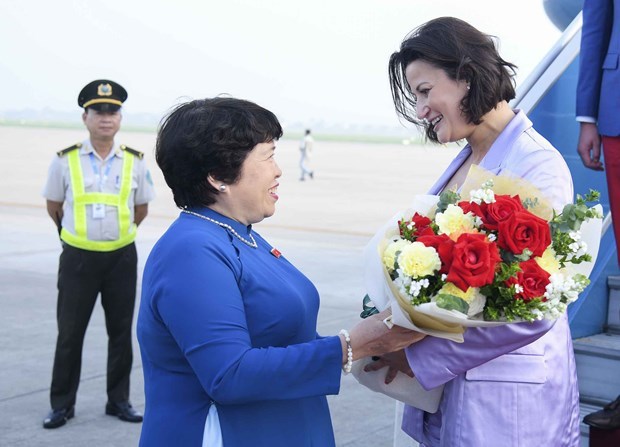 La presidente du Senat de Belgique Stephanie D’Hose entame sa visite officielle au Vietnam hinh anh 1