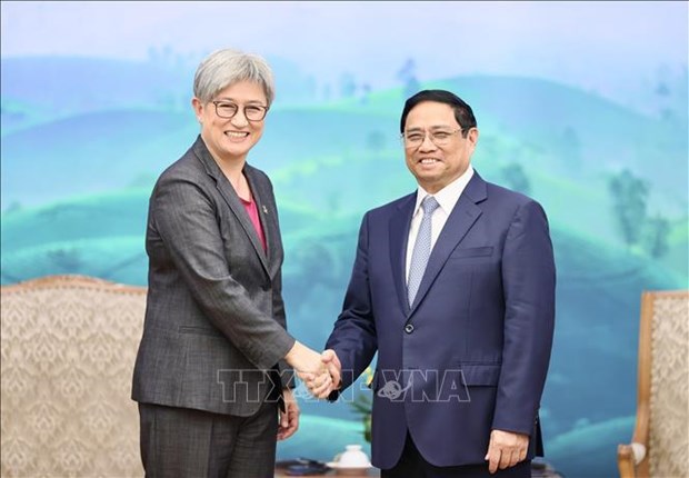 Le Premier ministre Pham Minh Chinh demande de renforcer la cooperation multiforme Vietnam-Australie hinh anh 1