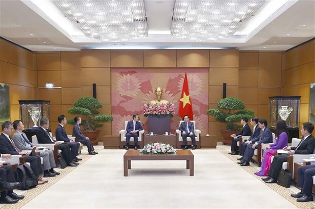 Le president de l'AN du Vietnam recoit le president du Parti japonais Komeito hinh anh 1