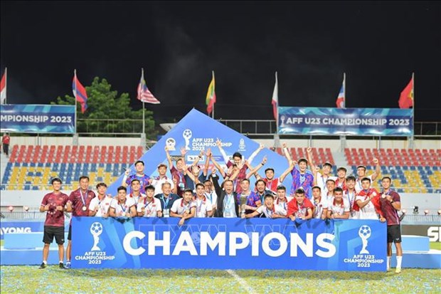 Football: le Vietnam conserve son titre de champion U23 d’Asie du Sud-Est hinh anh 2
