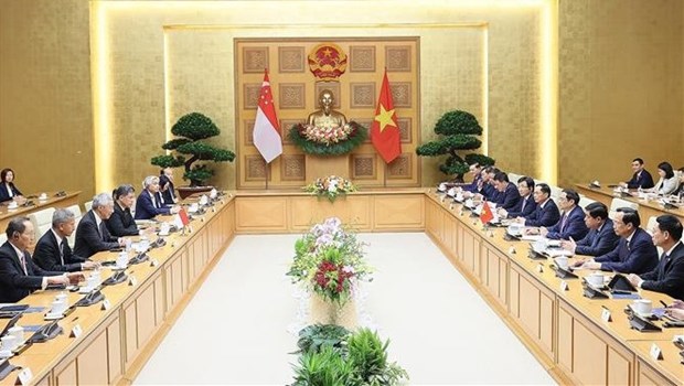 Le Vietnam et Singapour envisagent un partenariat strategique integral hinh anh 2