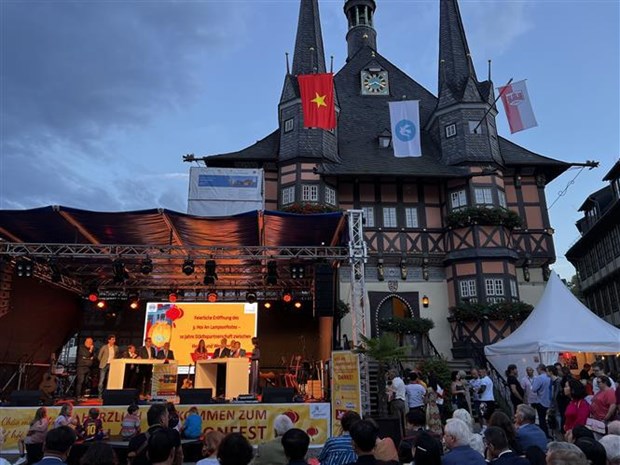 Festival des lanternes de Hoi An en Allemagne hinh anh 1