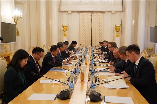 Dialogue strategique sur la diplomatie, la defense et la securite Vietnam-Russie hinh anh 1