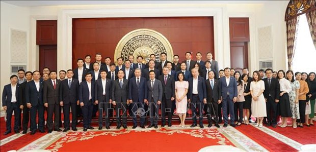 Le ministre de la Securite publique To Lam rencontre des responsables chinois en Chine hinh anh 2
