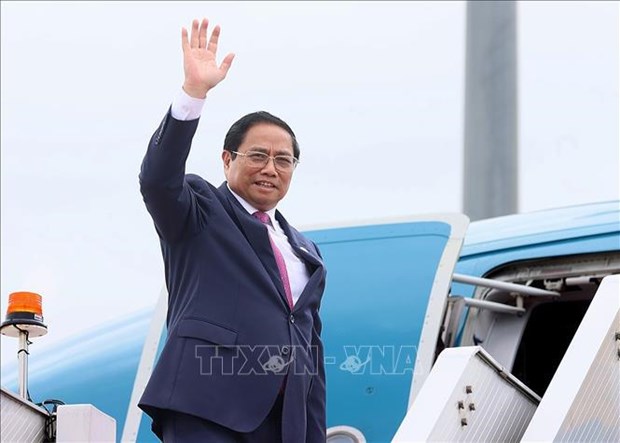 Le PM Pham Minh Chinh termine son voyage en Chine pour participer a CAEXPO et CABIS hinh anh 3