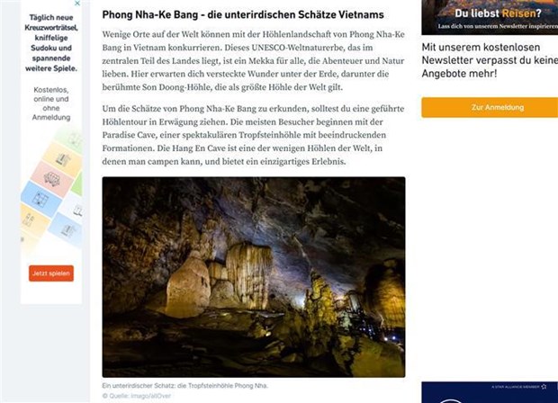 Un site web de voyage allemand fait l'eloge de la beaute du Vietnam hinh anh 2