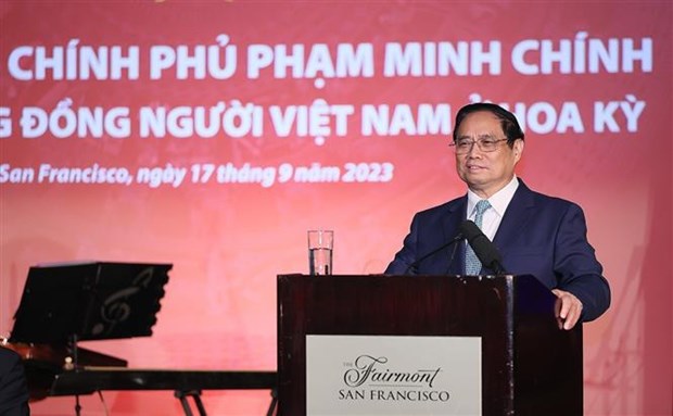 Le Premier ministre rencontre des representants de la communaute vietnamienne aux Etats-Unis hinh anh 2