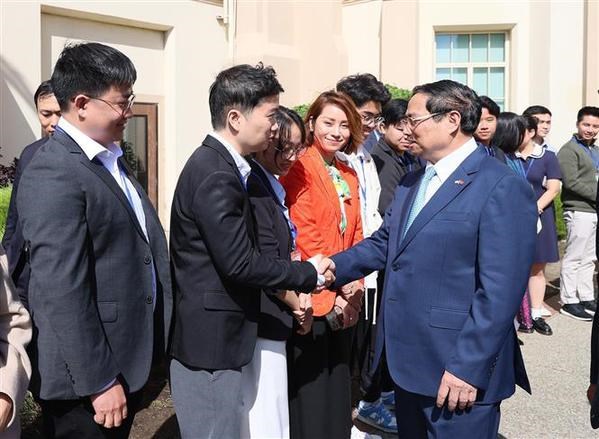 Le PM Pham Minh Chinh se rend a l'Universite de San Francisco hinh anh 1