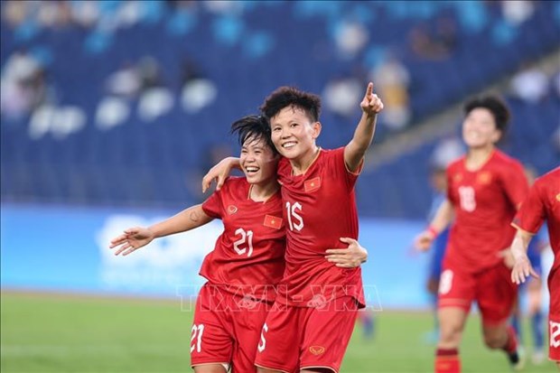 ASIAD 2023 : l'equipe nationale de football feminin du Vietnam fait un bon debut hinh anh 3
