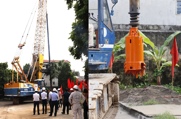 Mise en chantier d’une borne d’hauteur dans le district de Soc Son a Hanoi hinh anh 1