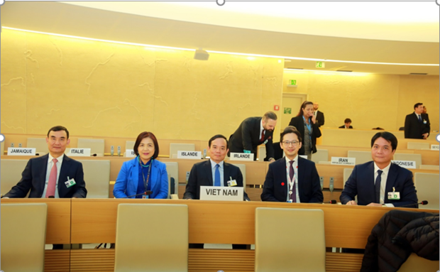 Contributions actives du Vietnam au Conseil des droits de l’homme en 2023 hinh anh 1