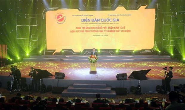 Le 5eme Forum national sur le developpement des entreprises de technologies numeriques au Vietnam hinh anh 1