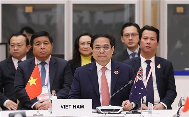 Le PM Pham Minh Chinh au Sommet «Communaute asiatique zero emission» hinh anh 1